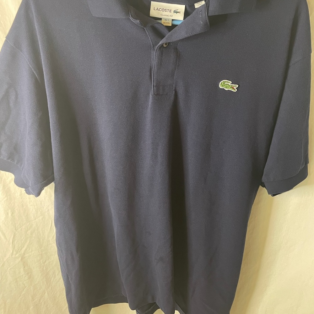 Lacoste Men’s Classic Pique Polo / Navy